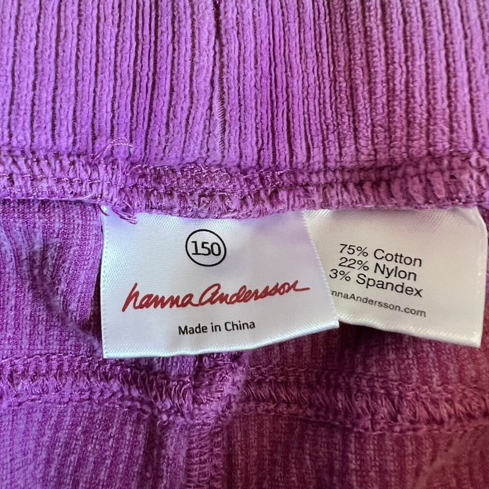 Hanna Andersson Supersoft Velour Legging 150cm - Picture 3 of 8